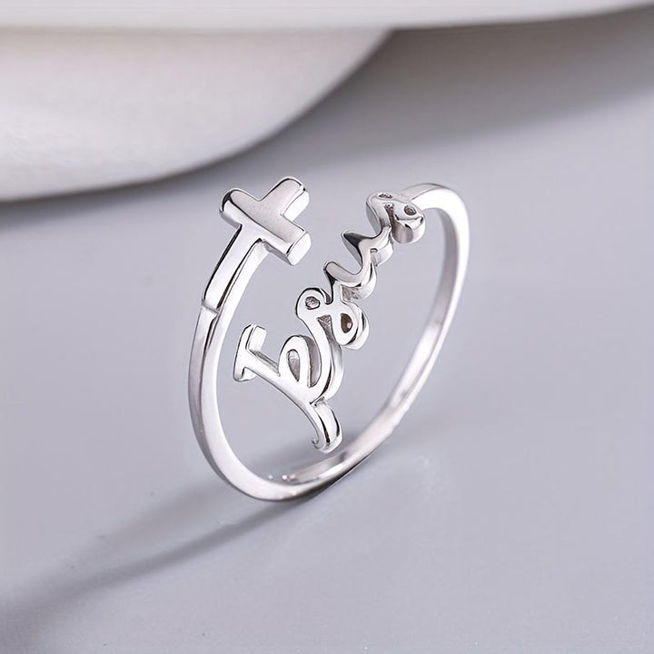 Jesus & Cross Ring: A Simple Yet Profound Testament of Faith
