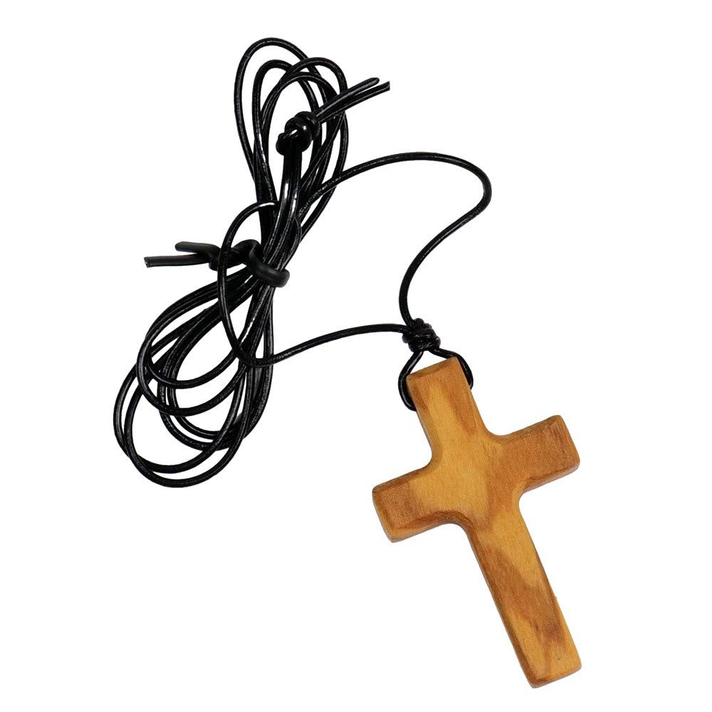 Handmade Olive Wood Cross Necklace: A Symbol of Faith and Craftsmanship