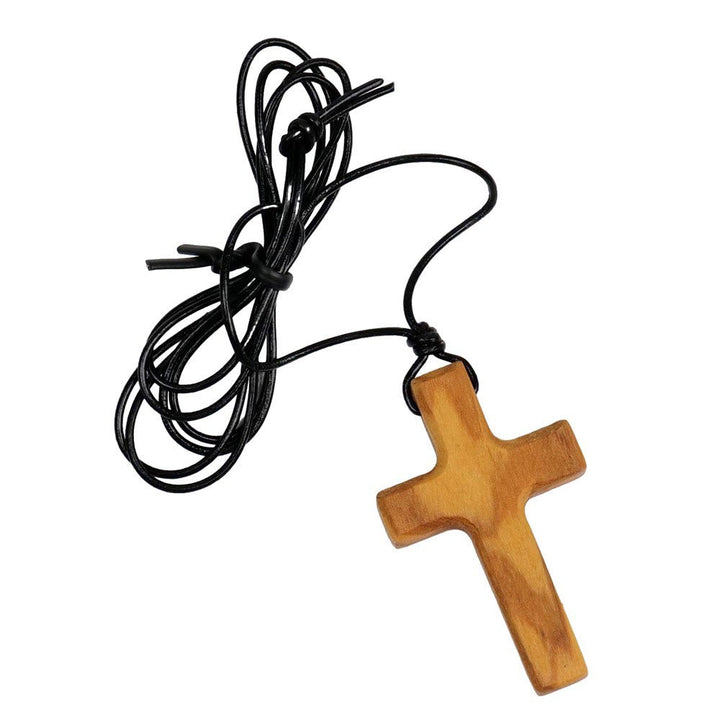 Handmade Olive Wood Cross Necklace: A Symbol of Faith and Craftsmanship