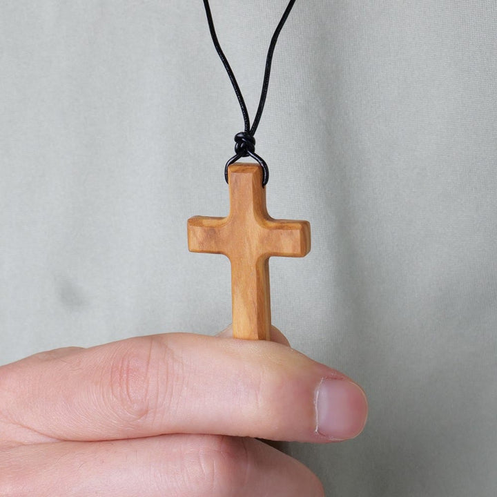 Handmade Olive Wood Cross Necklace: A Symbol of Faith and Craftsmanship