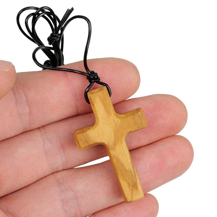 Handmade Olive Wood Cross Necklace: A Symbol of Faith and Craftsmanship