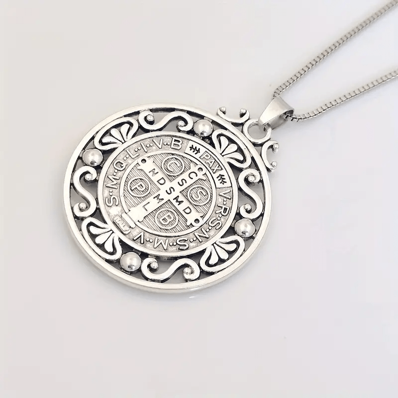 St. Benedict Medal Exquisite Crafted Necklace: A Symbol of Faith & Protection