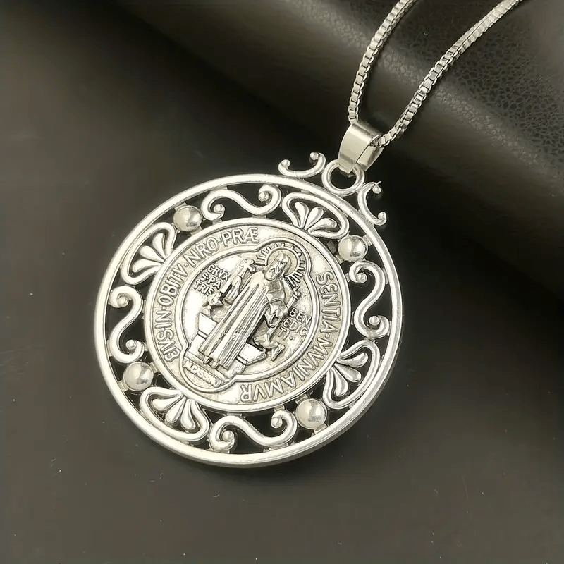 St. Benedict Medal Exquisite Crafted Necklace: A Symbol of Faith & Protection