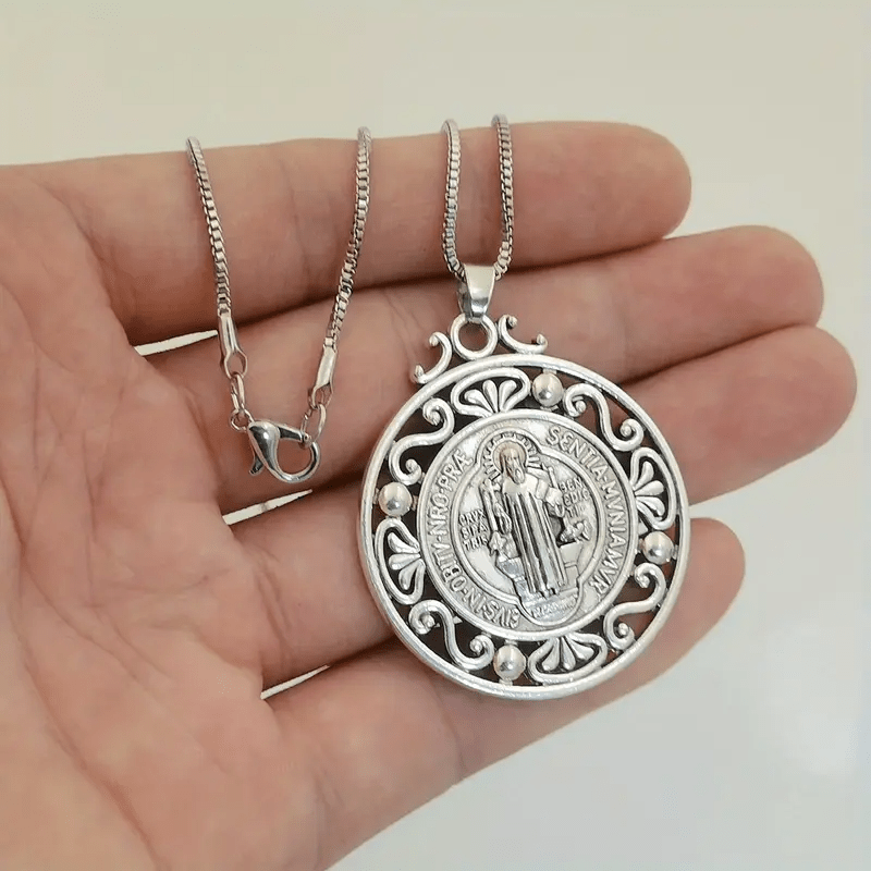 St. Benedict Medal Exquisite Crafted Necklace: A Symbol of Faith & Protection