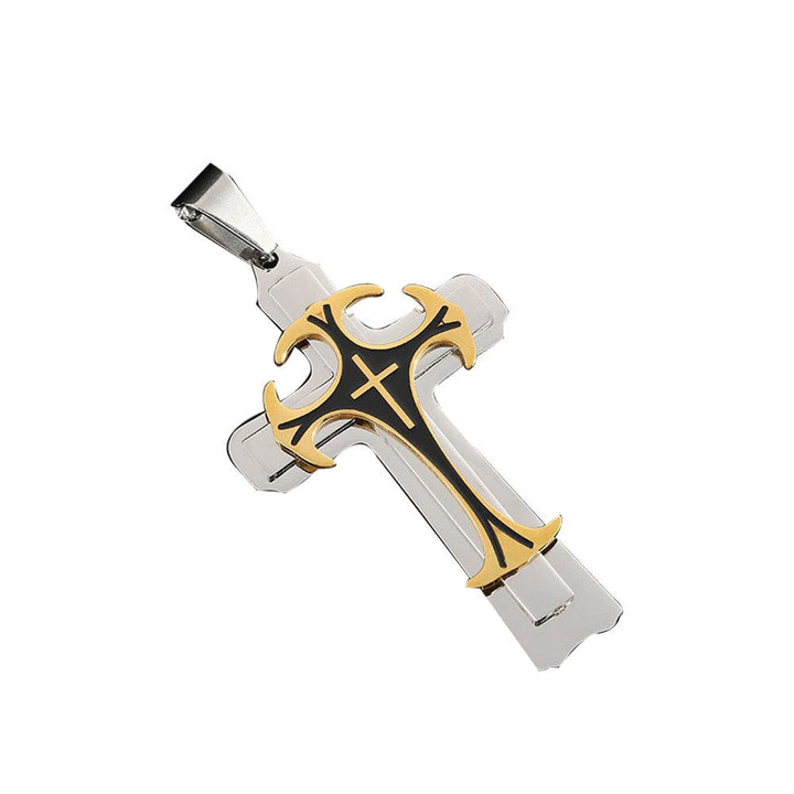 3 Color Faith and Courage Cross Necklace: Embrace the Power of Belief