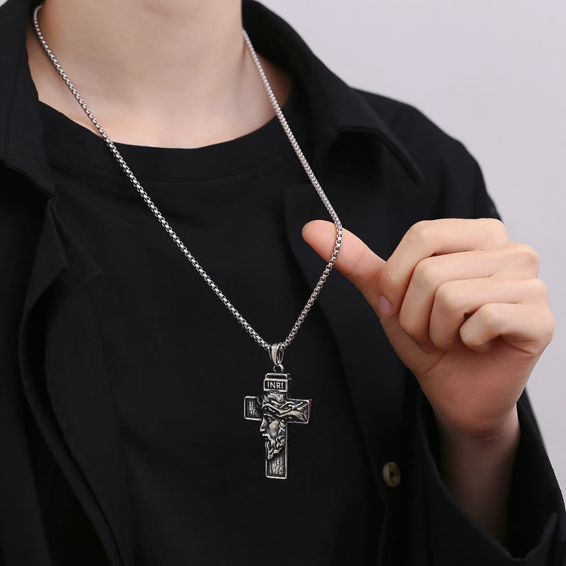 Jesus Crown of Thorns Icon Protection Necklace - Embodying the Sacrifice of Christ