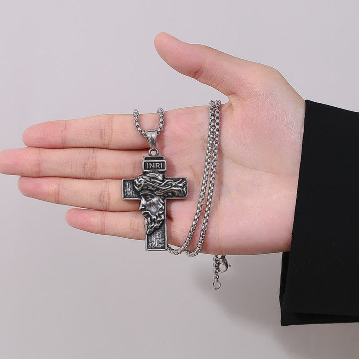 Jesus Crown of Thorns Icon Protection Necklace - Embodying the Sacrifice of Christ