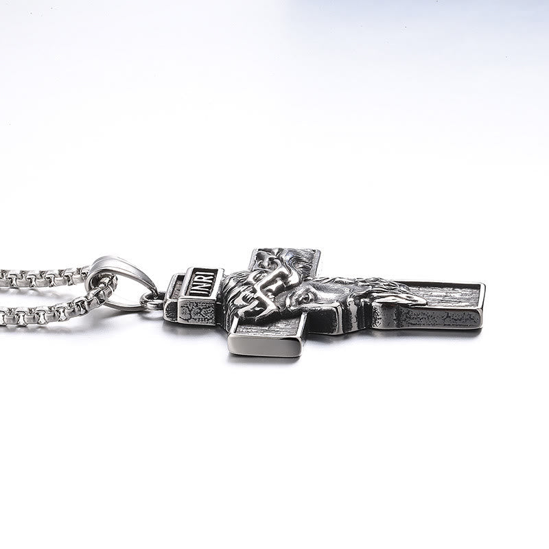 Jesus Crown of Thorns Icon Protection Necklace - Embodying the Sacrifice of Christ