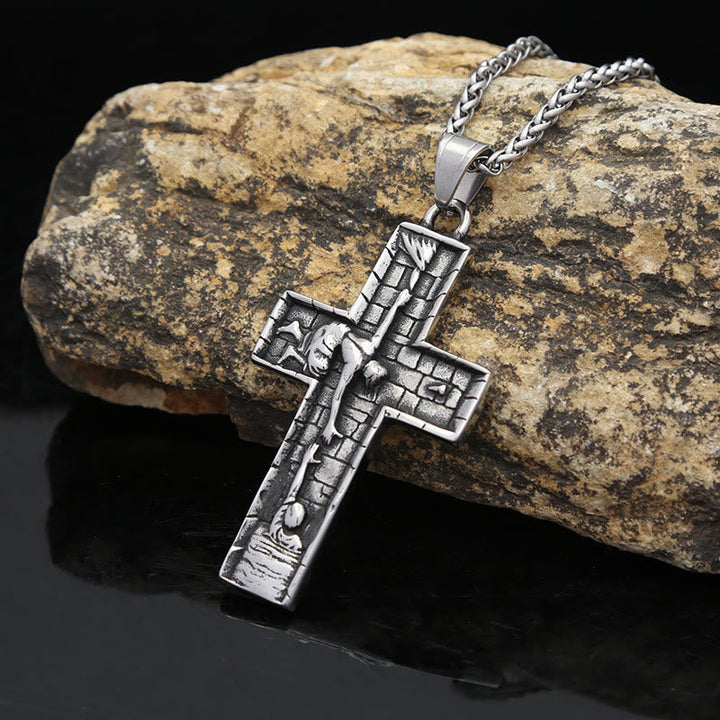 Hands of Redemption Cross Necklace: A Testament of Divine Rescue