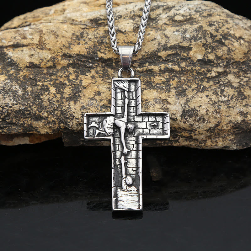 Hands of Redemption Cross Necklace: A Testament of Divine Rescue