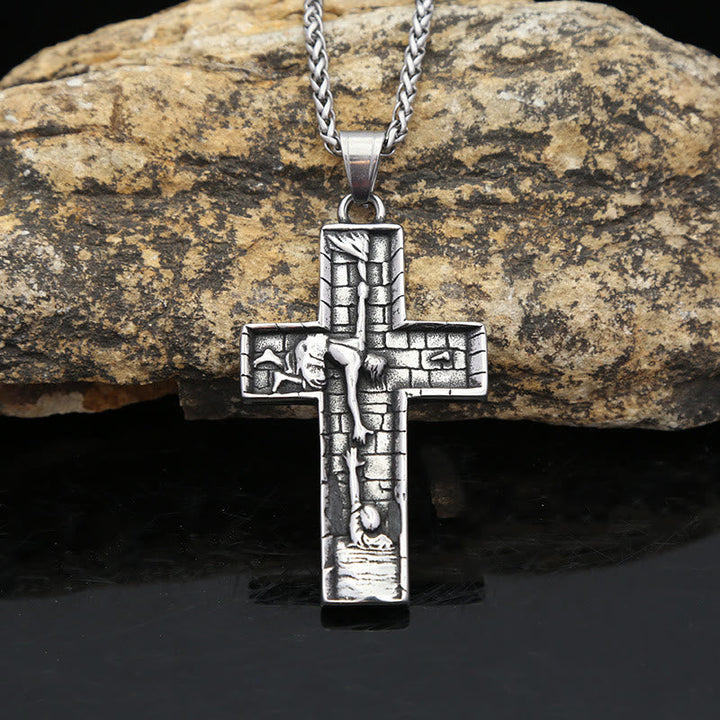 Hands of Redemption Cross Necklace: A Testament of Divine Rescue
