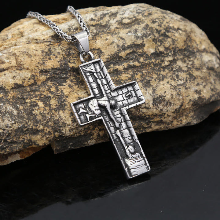 Hands of Redemption Cross Necklace: A Testament of Divine Rescue
