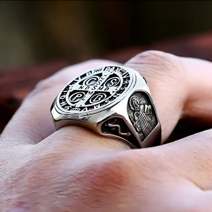 St. Benedict Cross Faith Ring: A Symbol of Loving Gift
