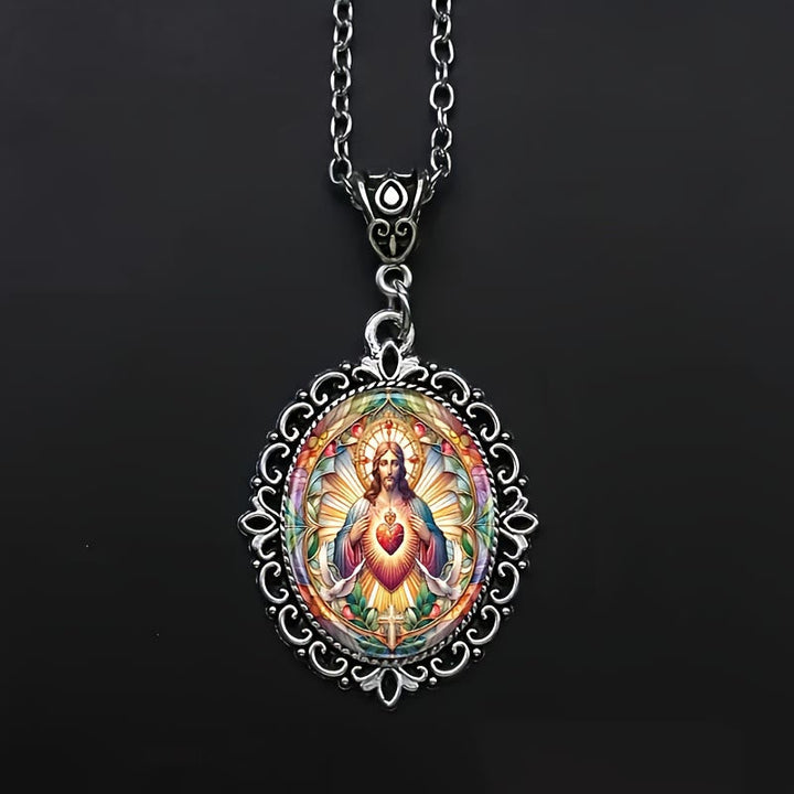 Jesus Sacred Heart Necklace: Timeless Piece Embodying Divine Love