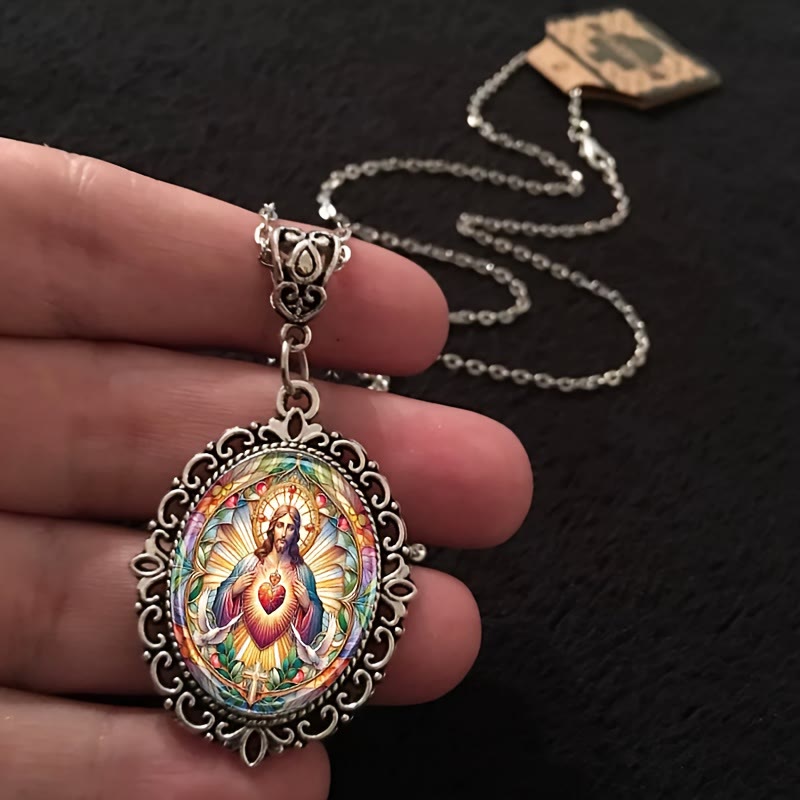 Jesus Sacred Heart Necklace: Timeless Piece Embodying Divine Love