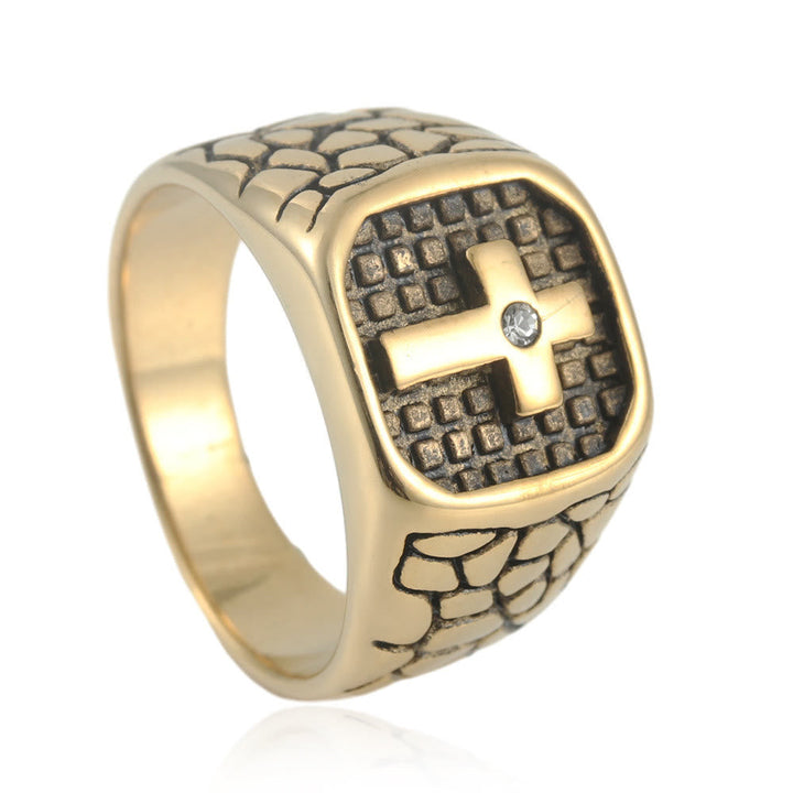The Modern & Minimalist Cross Ring: Understated Elegance Meets Timeless Symbolism