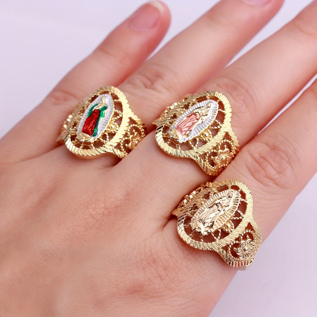 3colors Our Lady of Guadalupe Ring: Understated Elegance Meets Timeless Symbolism
