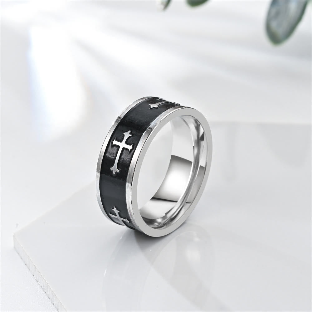 The Modern&Minimalist Style Cross Ring: A Symbol of Faith and Style