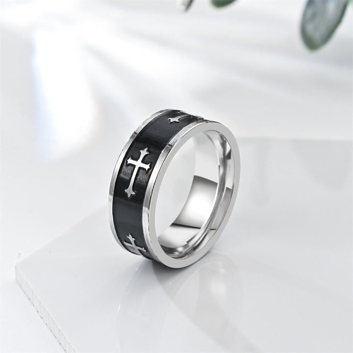 The Modern&Minimalist Style Cross Ring: A Symbol of Faith and Style