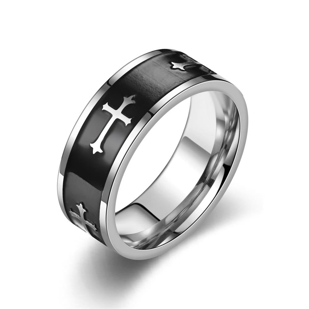 The Modern&Minimalist Style Cross Ring: A Symbol of Faith and Style