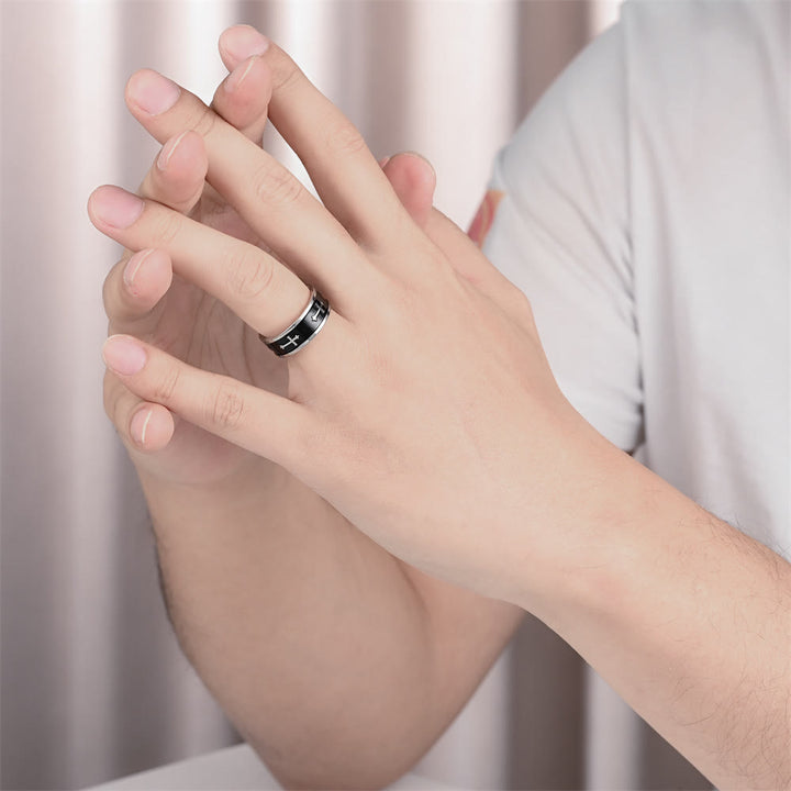 The Modern&Minimalist Style Cross Ring: A Symbol of Faith and Style