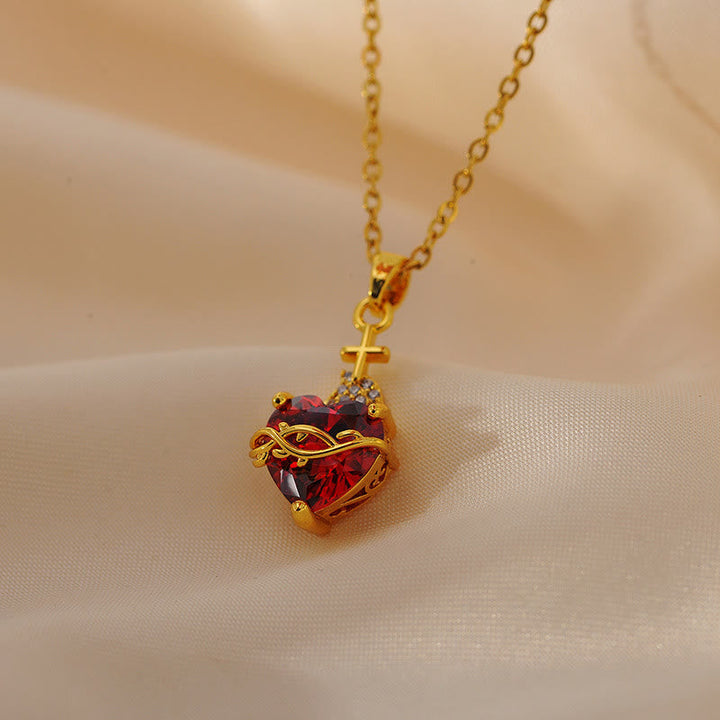 Modern & Minimalist Love Cross Necklace: A Stunning Fusion of Contemporary Design and Timeless Symbolism