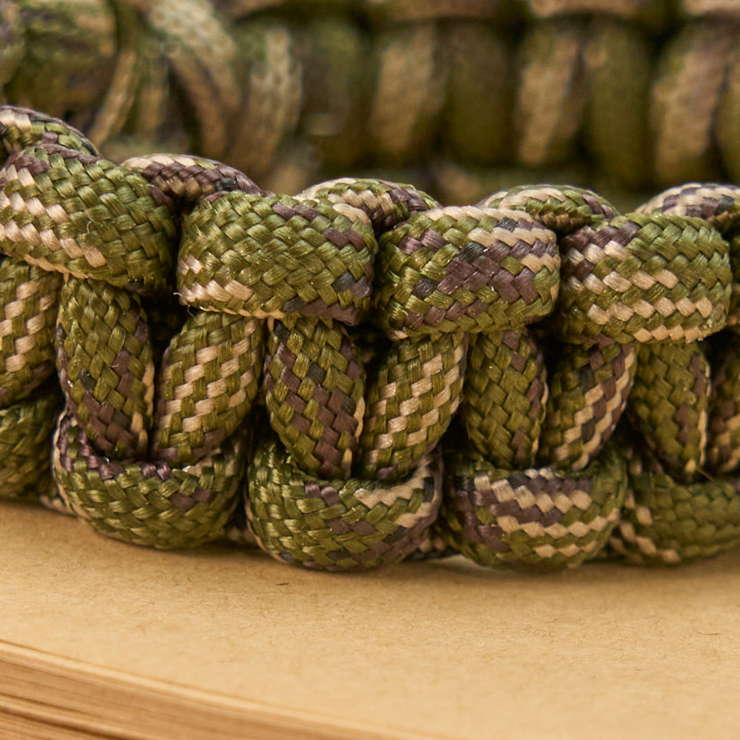 Vintage Style Durable Handcrafted Paracord St. Benedict Bracelet