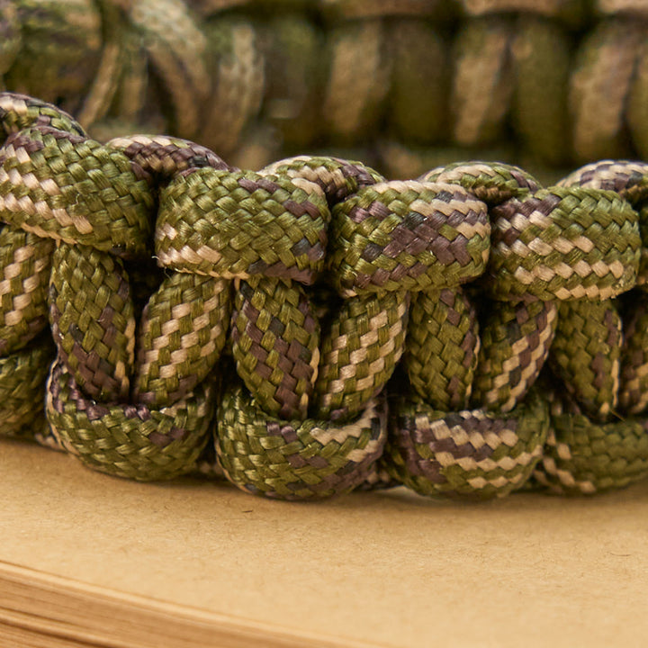 Vintage Style Durable Handcrafted Paracord St. Benedict Bracelet