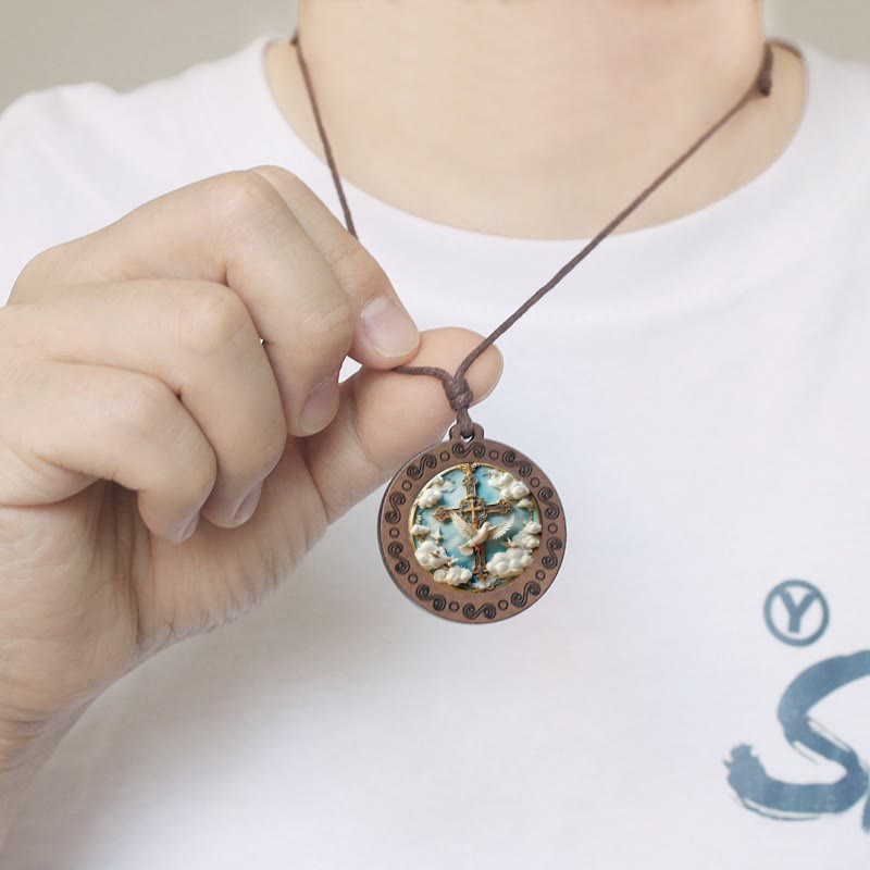 Holy Spirit Dove & Cross Necklace: A Visual Expression of Devout Faith