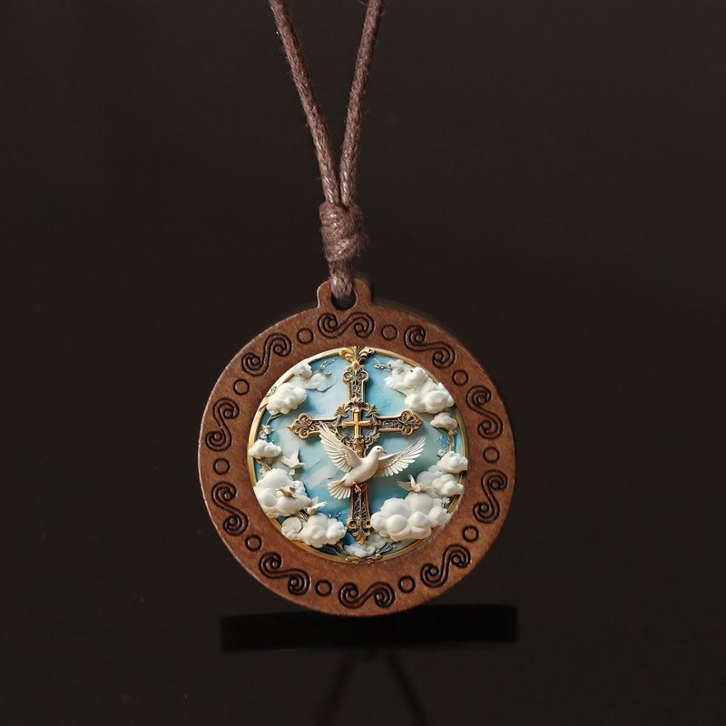 Holy Spirit Dove & Cross Necklace: A Visual Expression of Devout Faith