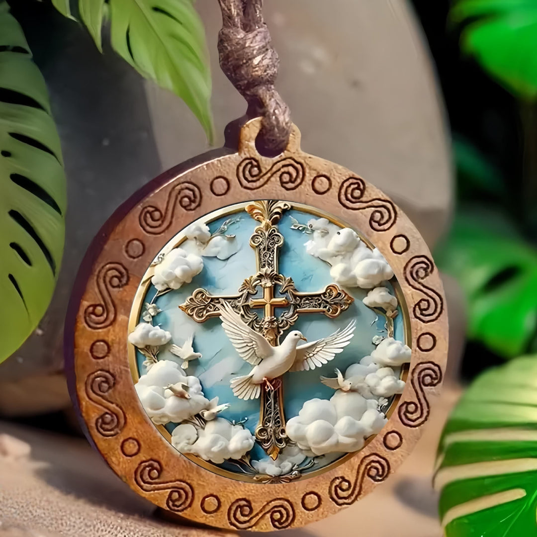 Holy Spirit Dove & Cross Necklace: A Visual Expression of Devout Faith