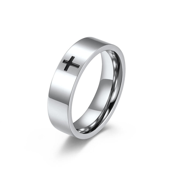 Two - Color Minimalist Cross Rings: Faith - Inspired Fashion