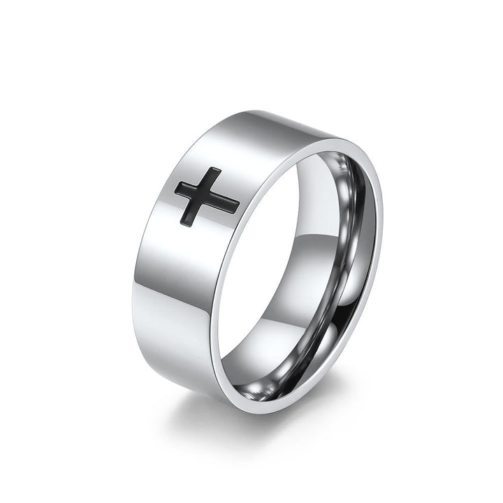 Two - Color Minimalist Cross Rings: Faith - Inspired Fashion