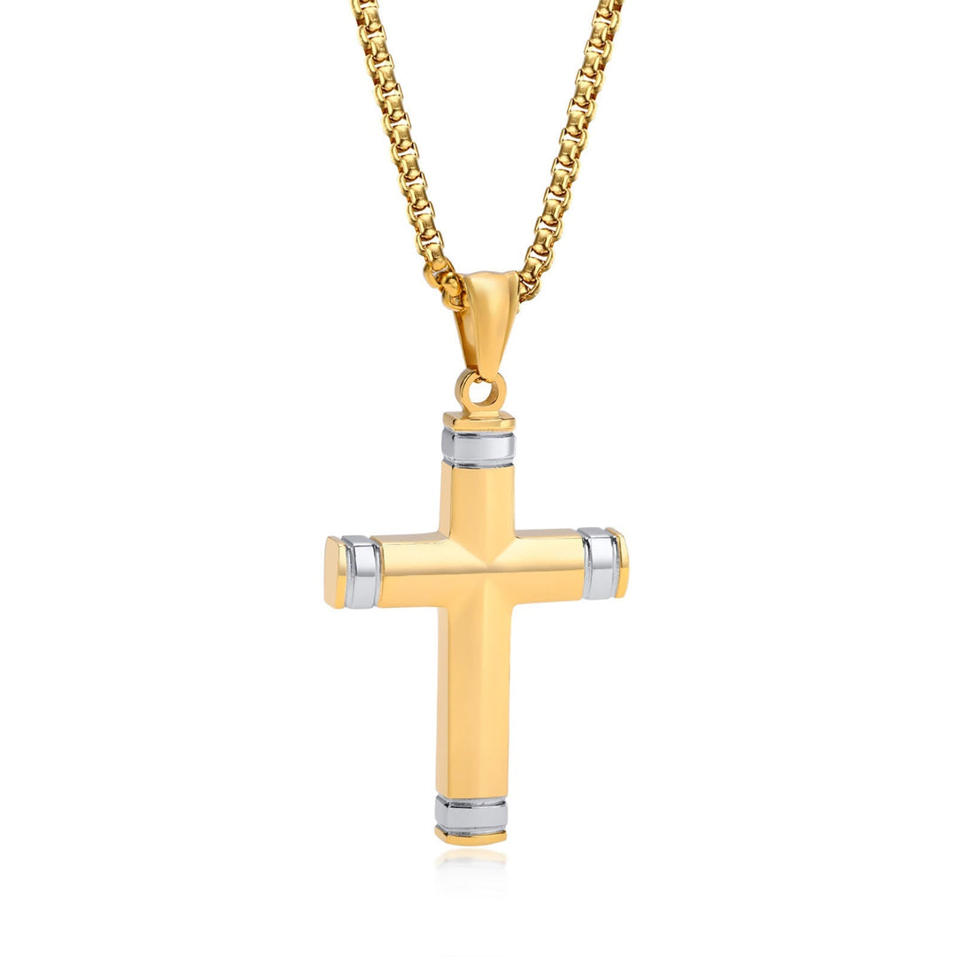 Multi - Color Cross Necklace with Scripture: Personalized Faith Wear