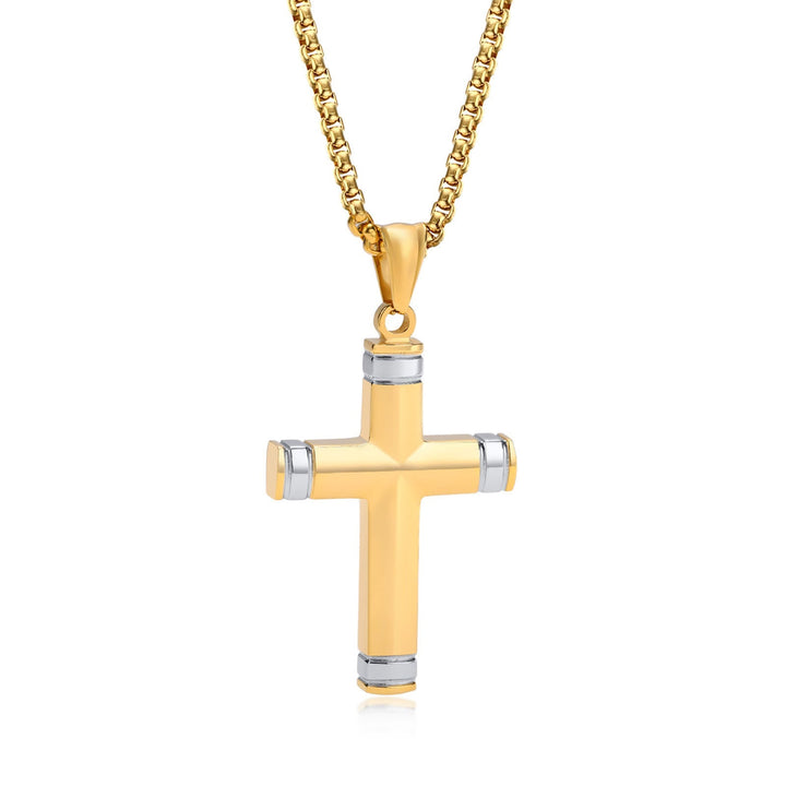 Multi - Color Cross Necklace with Scripture: Personalized Faith Wear