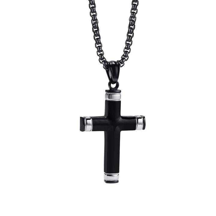 Multi - Color Cross Necklace with Scripture: Personalized Faith Wear