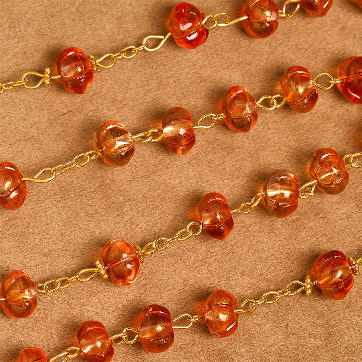 Thanksgiving Gift: Sacred Pumpkin Beads Rosary | Honoring God’s Grace in the Form of a Pumpkin