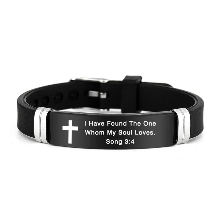 Multi - Styled Motivational Cross Bracelet with Bible Verses