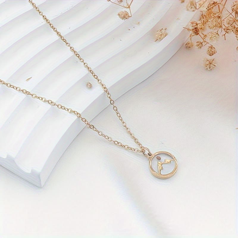 Minimalist Mustard Seed Mountain Necklace: Faith Expression in Daily Wear