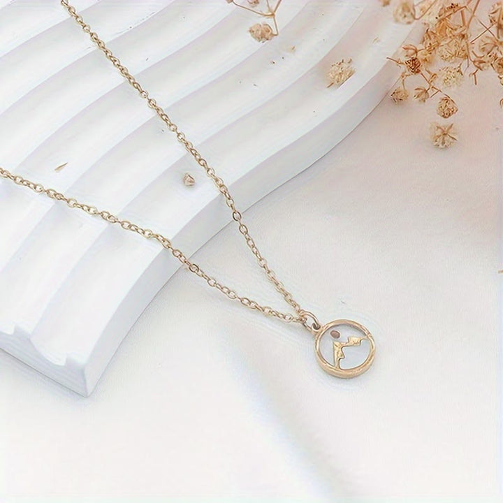 Minimalist Mustard Seed Mountain Necklace: Faith Expression in Daily Wear