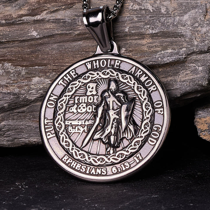 Armor of God Pendant Necklace: Spiritual Protection & Timeless Devotion