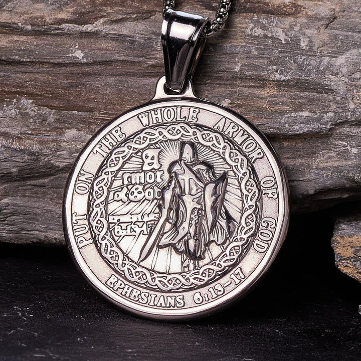 Armor of God Pendant Necklace: Spiritual Protection & Timeless Devotion
