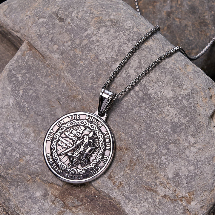 Armor of God Pendant Necklace: Spiritual Protection & Timeless Devotion