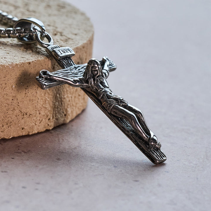 Jewelry Crucifix Pendant Charm Necklace