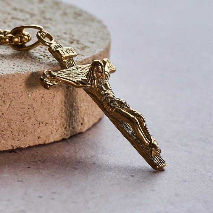 Jewelry Crucifix Pendant Charm Necklace
