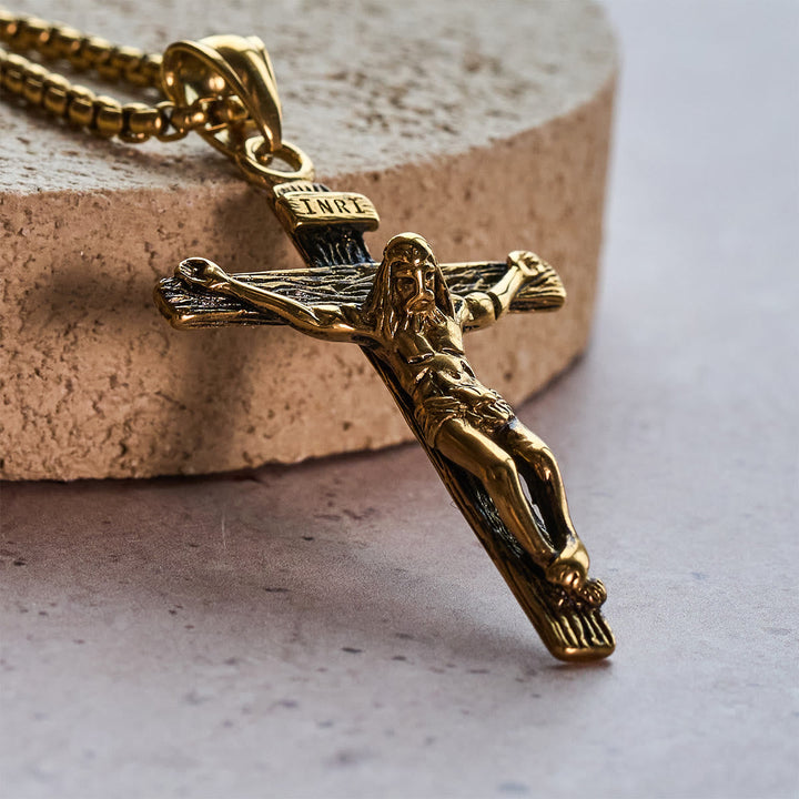 Jewelry Crucifix Pendant Charm Necklace