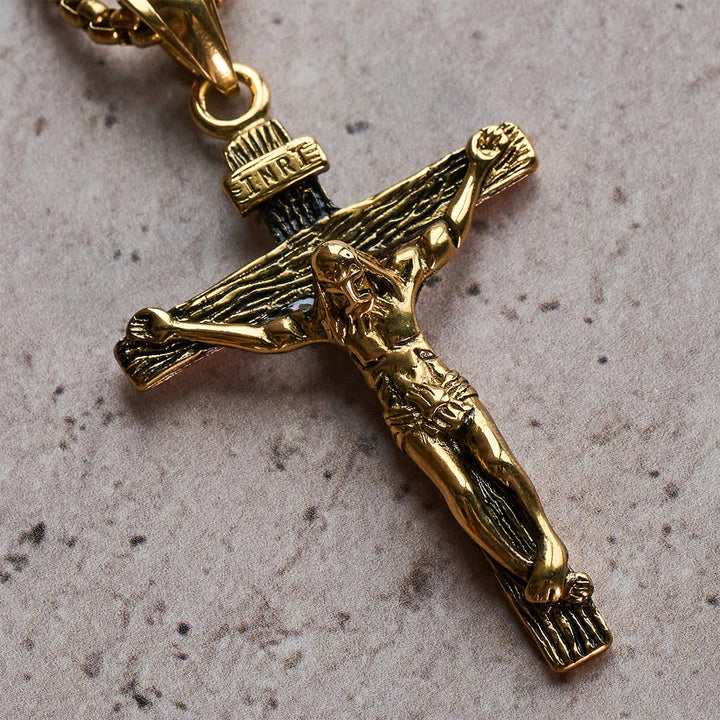 Jewelry Crucifix Pendant Charm Necklace