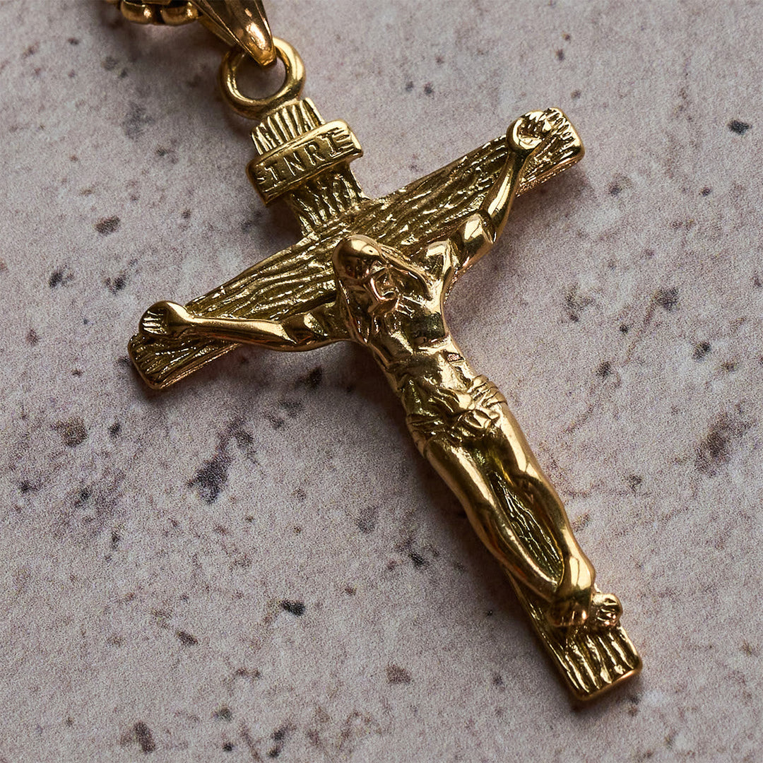 Jewelry Crucifix Pendant Charm Necklace