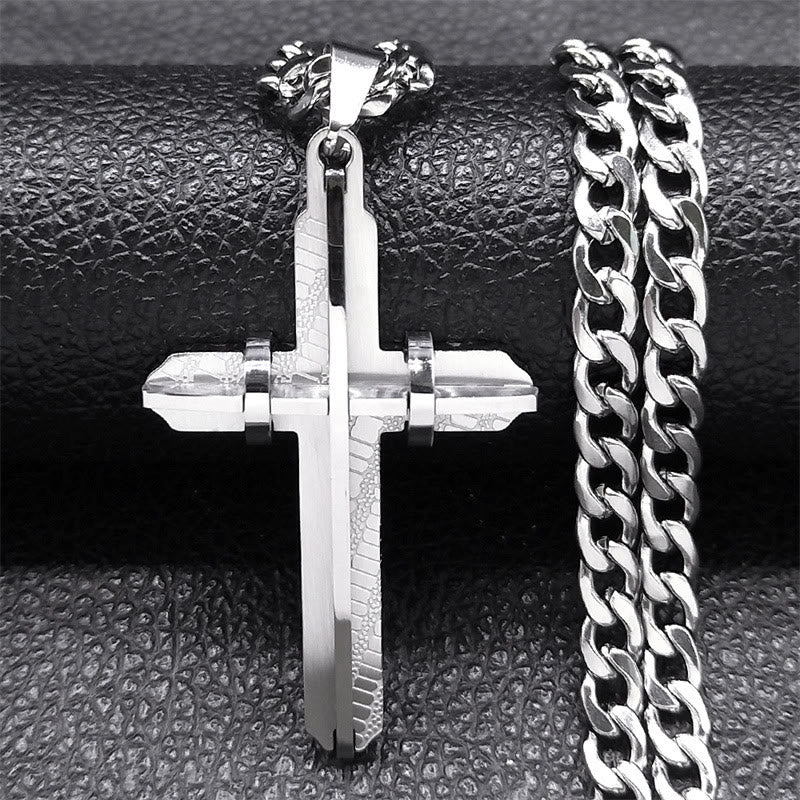 Statement Cross Necklace: Bold Craft & Spiritual Symbol for Faith-Driven Style