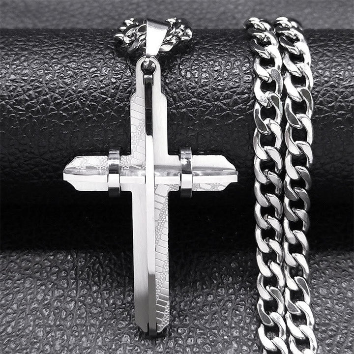 Statement Cross Necklace: Bold Craft & Spiritual Symbol for Faith-Driven Style